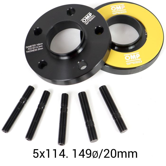 Omp Speed Juego De Separadores D. Cent. Ancho: 20 mm Pcd: 5x114.3 Cb.H: 67.1 Cb.W: 67.1 Esparragos 12x1.5+Esparragos M14x1.5 OMPS08802001 3 Omp Speed Juego De Separadores D. Cent. Ancho: 20 mm Pcd: 5x114.3 Cb.H: 67.1 Cb.W: 67.1 Esparragos 12x1.5+Esparragos M14x1.5 OMPS08802001 3