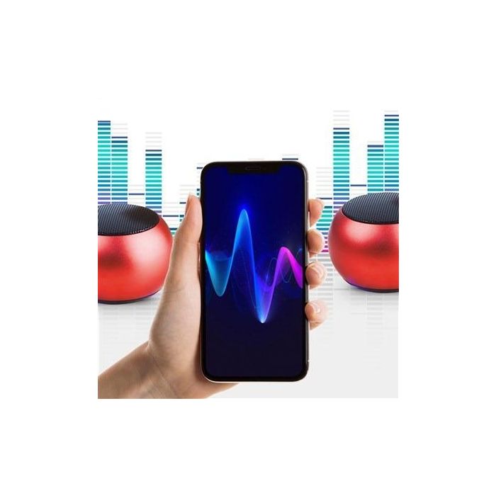 Elbe ALT-R70-TWS Altavoz Bluetooth 3W TWS Rojo, Manos Libres, Sonido Estéreo con Doble Emparejamiento 8 Elbe ALT-R70-TWS Altavoz Bluetooth 3W TWS Rojo, Manos Libres, Sonido Estéreo con Doble Emparejamiento 8