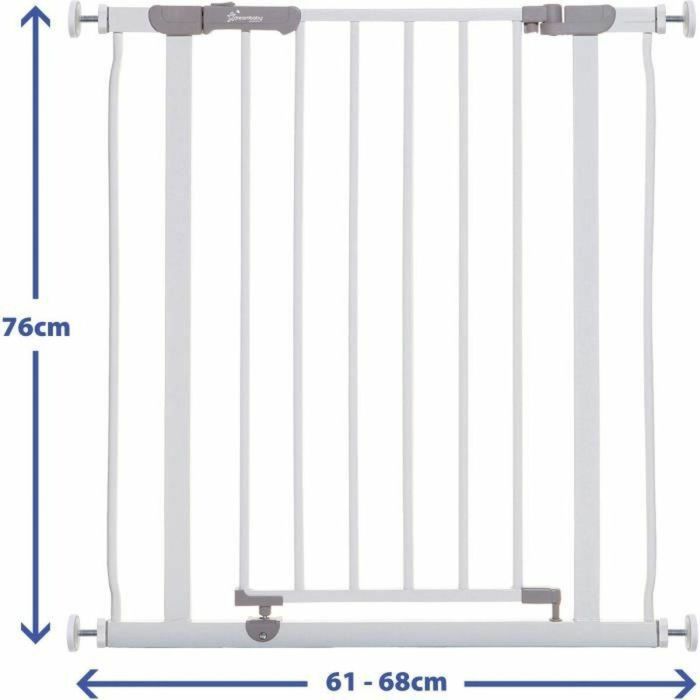 Dreambaby DRE9312742893347 Barrera de seguridad infantil AVA Montada a presión 61-68x76 cm Doble cierre Blanca 3 Dreambaby DRE9312742893347 Barrera de seguridad infantil AVA Montada a presión 61-68x76 cm Doble cierre Blanca 3