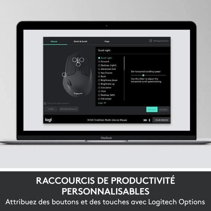 Logitech MK850 Teclado y Ratón Inalámbrico Performance Combo, Confort Ergonómico con Reposamuñecas Acolchado, Multipareja 3 Dispositivos 4