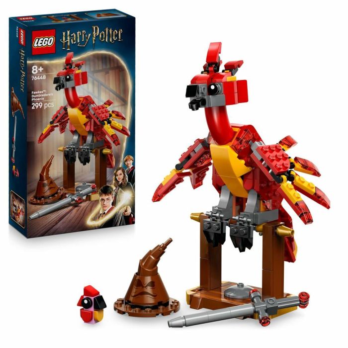 Lego Harry Potter 76448 Fawkes: El Fénix de Dumbledore Juguete para Niños de 8 Años 13