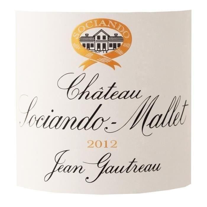 Château Sociando Mallet 2012 Haut-Médoc - Vino tinto Burdeos 1