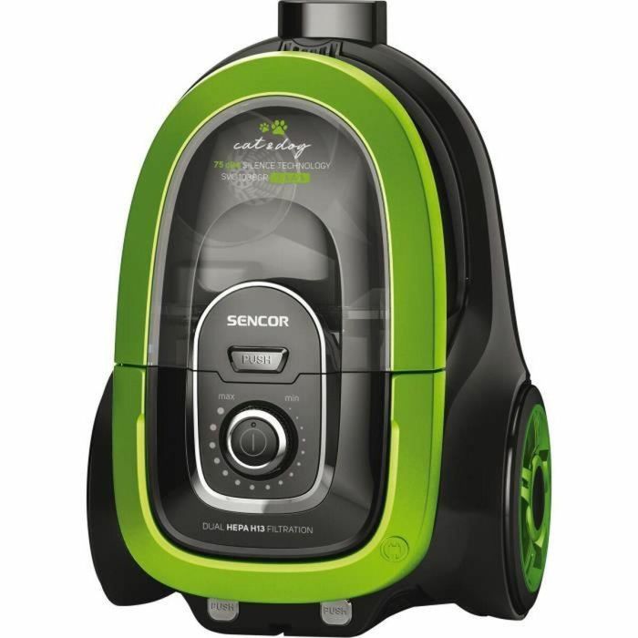 Aspirador de bidón sin bolsa - SENCOR - SVC 1038GR - 750 W - 75 dB - 1 L - Verde / Negro 4 Aspirador de bidón sin bolsa - SENCOR - SVC 1038GR - 750 W - 75 dB - 1 L - Verde / Negro 4