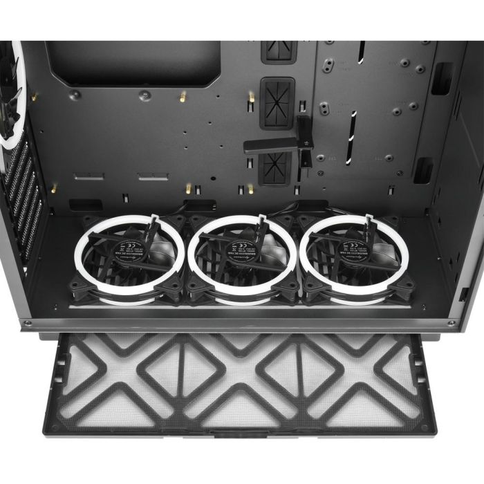 SHARKOON Pure Steel ARGB Caja PC ATX/E-ATX con 1 Panel de Cristal Templado - Negro 6
