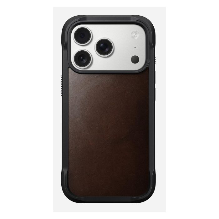Nomad Rugged Leather Case para iPhone 17 Pro - Cuero Horween Rustic Brown - Compatible con MagSafe 0 Nomad Rugged Leather Case para iPhone 17 Pro - Cuero Horween Rustic Brown - Compatible con MagSafe 0