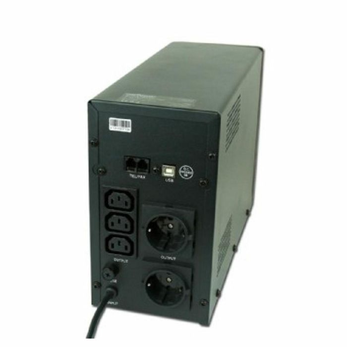 Gembird EG-UPS-034 sistema de alimentación ininterrumpida (UPS) Línea interactiva 1,5 kVA 900 W 3 salidas AC 1 Gembird EG-UPS-034 sistema de alimentación ininterrumpida (UPS) Línea interactiva 1,5 kVA 900 W 3 salidas AC 1