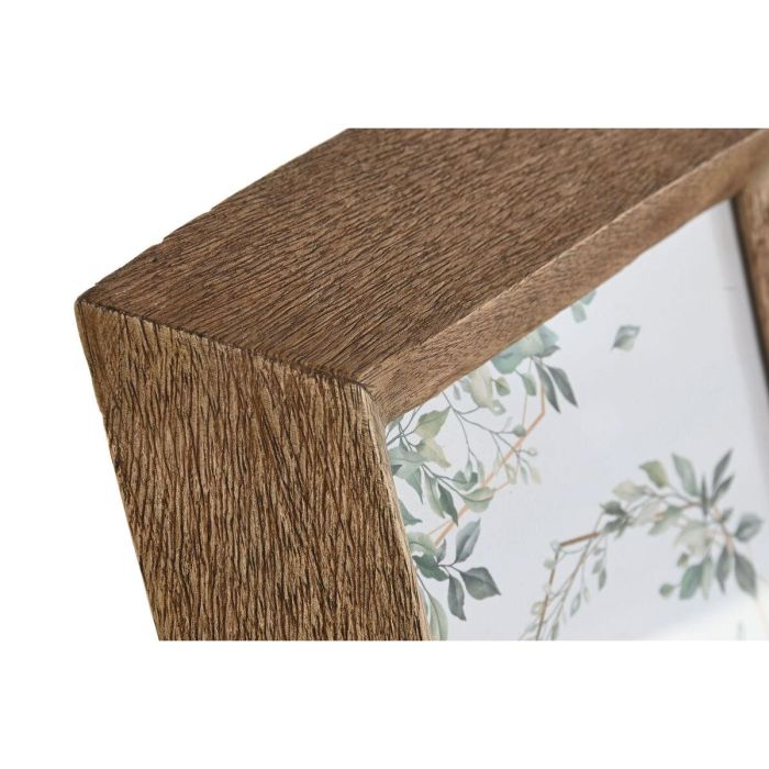 Marco de Fotos Home ESPRIT Natural Cristal Madera de mango Montaña 3 Marco de Fotos Home ESPRIT Natural Cristal Madera de mango Montaña 3