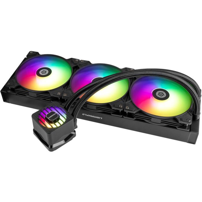 Enermax ELC-LMF420T-ARGB Cooler Líquido CPU 14 cm ARGB Negro 420W - 3 Ventiladores 78.76 cfm 3 Enermax ELC-LMF420T-ARGB Cooler Líquido CPU 14 cm ARGB Negro 420W - 3 Ventiladores 78.76 cfm 3