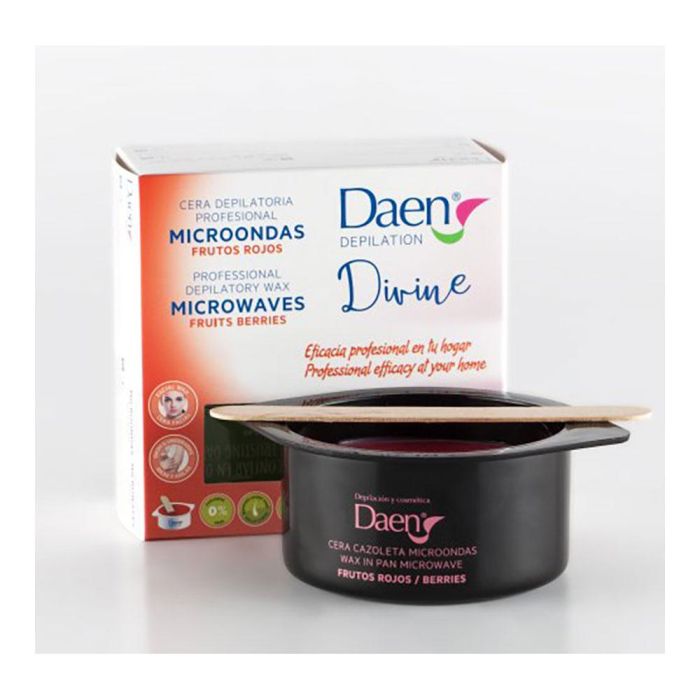 Cazoleta para microondas de cera depilatoria caliente frutos rojos 90 g