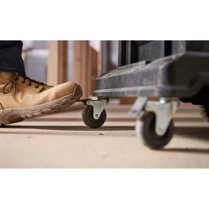 Stanley TSTAK FATMAX Carrito de Transporte con 4 Ruedas - Carga Máxima 100 kg - Aluminio