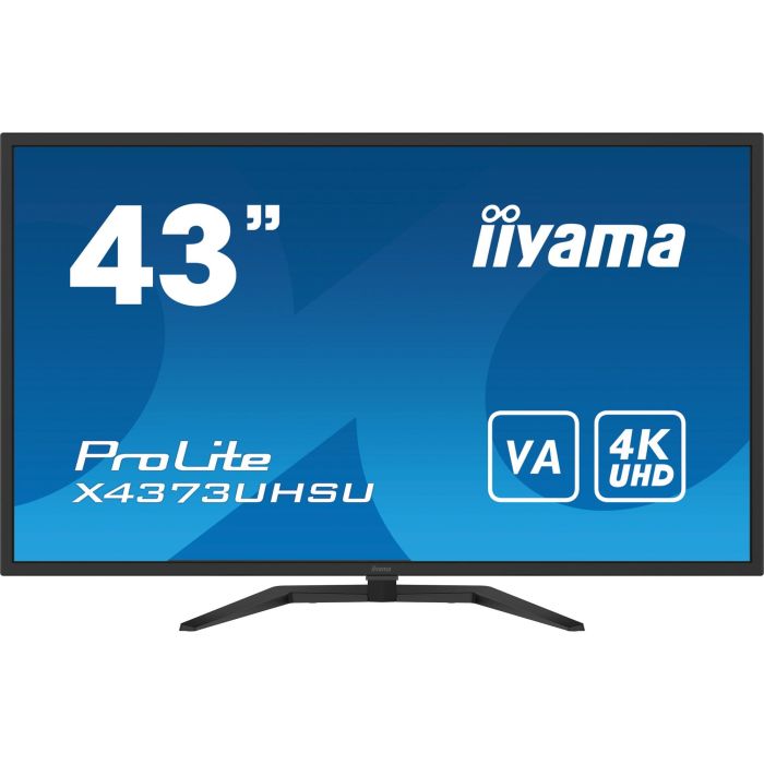 IIYAMA X4373UHSU-B1 Monitor 42.5" (108cm) 4K Ultra HD VA, 3ms, HDR, DisplayPort, 2x HDMI, USB Hub Negro 1