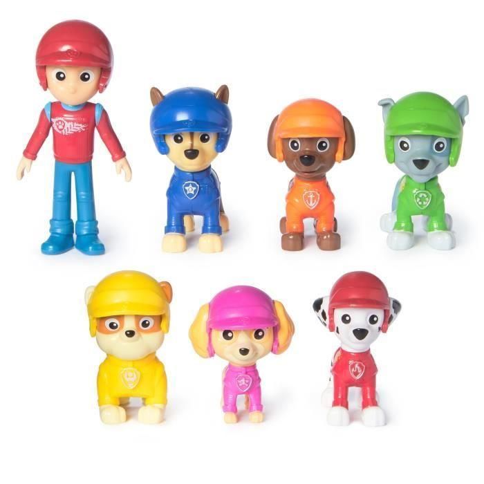 SPIN MASTER MULTIPACK DE 7 FIGURAS DE RUEDAS DE RESCATE DE PAW Patrol