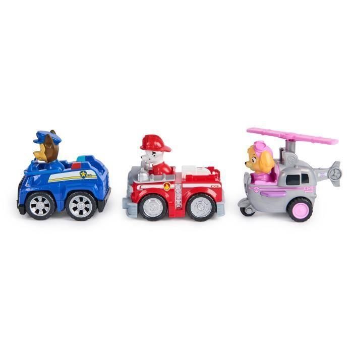 SPIN MASTER PACK DE 3 VEHÍCULOS DE FRICCIÓN RETRO Paw Patrol