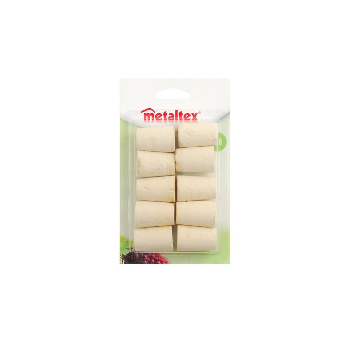 Metaltex Set de 10 tapones de corcho cónicos colores/modelos surtidos 1 Metaltex Set de 10 tapones de corcho cónicos colores/modelos surtidos 1