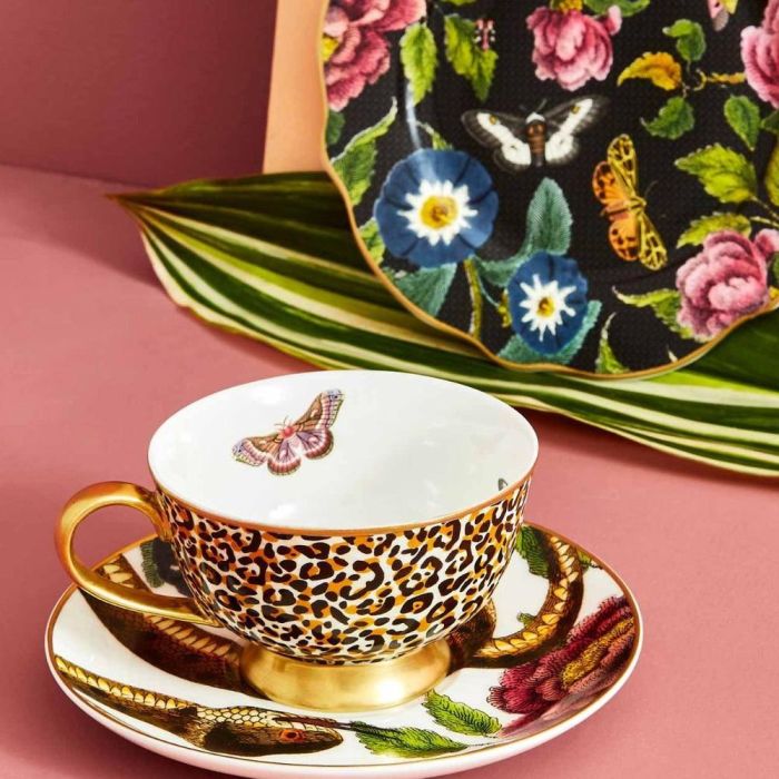 Taza Té Con Plato 200 Ml Leopar Spode 5