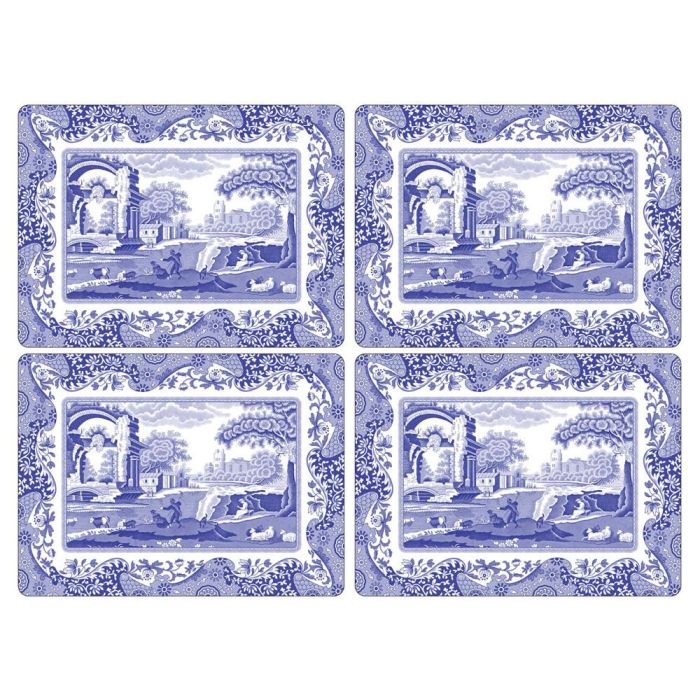 Set 4 Individuales Blue Italia Spode 1