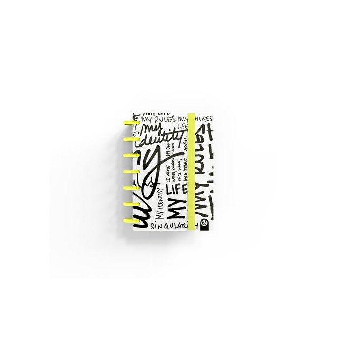 Bloc Carchivo Ingeniox Edit My Life Tapa Pp Mini 80H 100G Dots Amarillo (Set de 2)