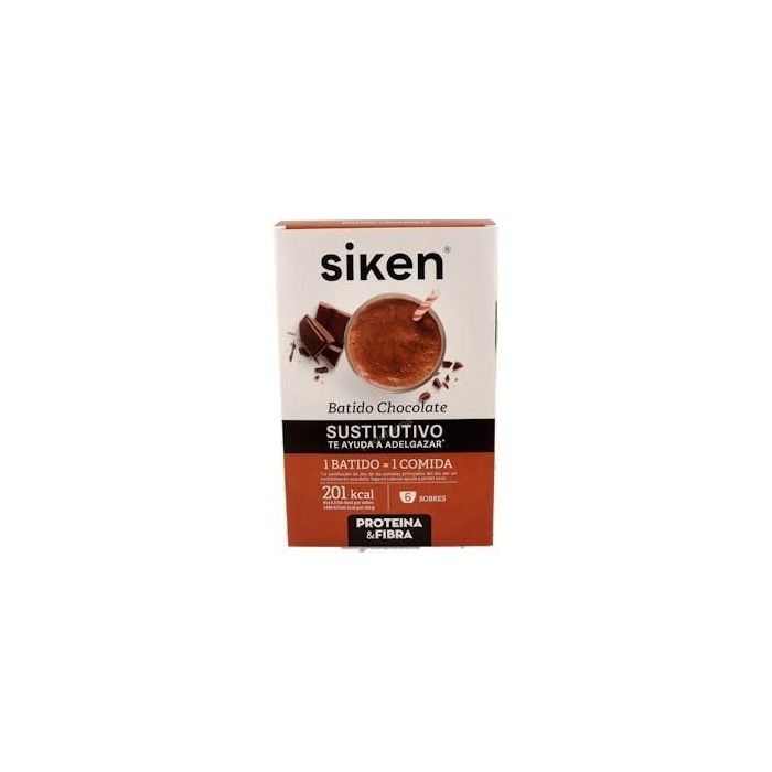 SIKEN Batido Sustitutivo Sabor Chocolate - 6 Sobres