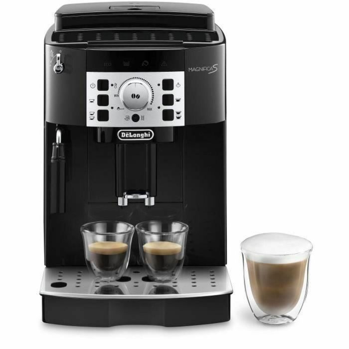 Delonghi ECAM22.140.B Cafetera Automática Magnifica S con Molinillo de Café, Sistema Capuchino, Granos y Molido, 2 Tazas, Negro 1 Delonghi ECAM22.140.B Cafetera Automática Magnifica S con Molinillo de Café, Sistema Capuchino, Granos y Molido, 2 Tazas, Negro 1