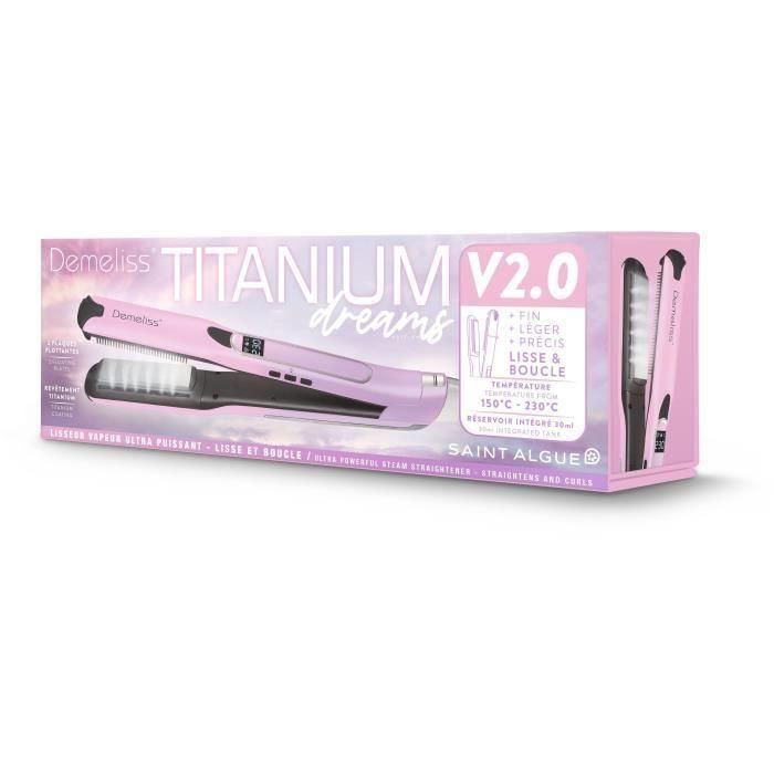 Saint Algue 20037 Plancha de vapor con placa de aluminio y revestimiento de titanio 3