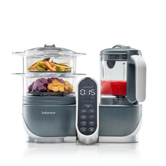 BABYMOOV Nutribaby Robot de comida para bebés (+) Gris industrial BABYMOOV Nutribaby Robot de comida para bebés (+) Gris industrial