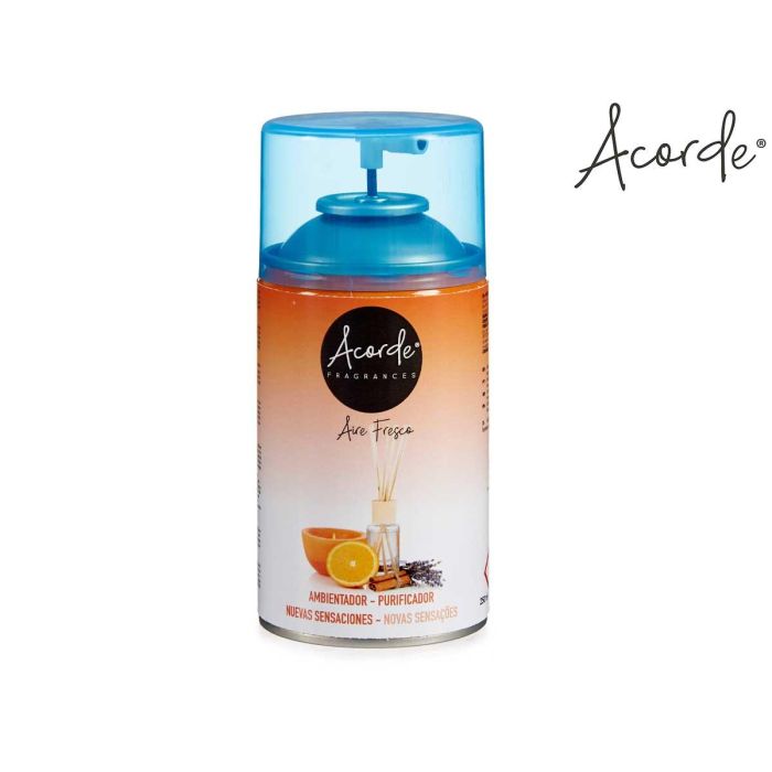 Ambientador Aerosol Sensaciones Acorde 250 ml - Estampado, 6.5x14.5x6.5 cm (6 Unidades) 2 Ambientador Aerosol Sensaciones Acorde 250 ml - Estampado, 6.5x14.5x6.5 cm (6 Unidades) 2