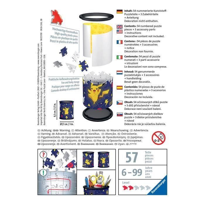 Portalapices 3D Pokemon 11257 Ravensburger 3 Portalapices 3D Pokemon 11257 Ravensburger 3