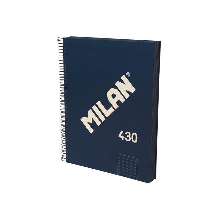 Bloc Milan 430 Since 1918 Tapa Extra A4 120H Horizontal 95G Azul (Set de 3)