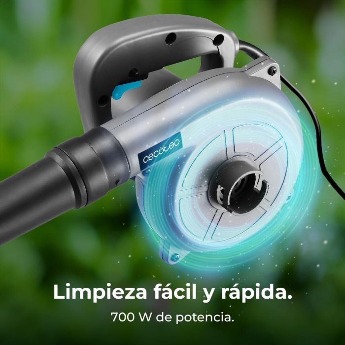 Cecotec Soplador eléctrico AirForce 720 700W negro cable 3m velocidad 210 km/h 4