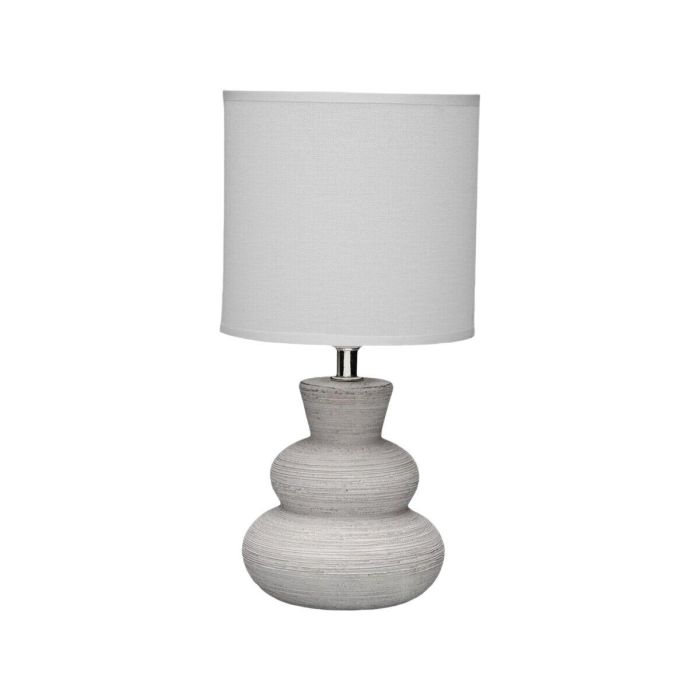Lámpara Livia Blanca Versa 15x28.5x12 cm - Cerámica, Textil (2 Unidades) 1 Lámpara Livia Blanca Versa 15x28.5x12 cm - Cerámica, Textil (2 Unidades) 1