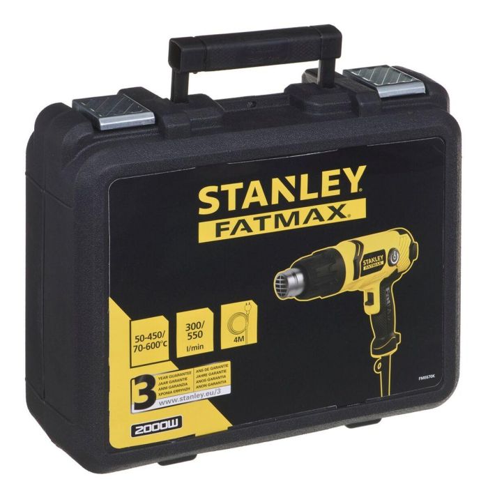 Pistola de calor - STANLEY FATMAX - FME670K-QS - 600°C - 2000W 2