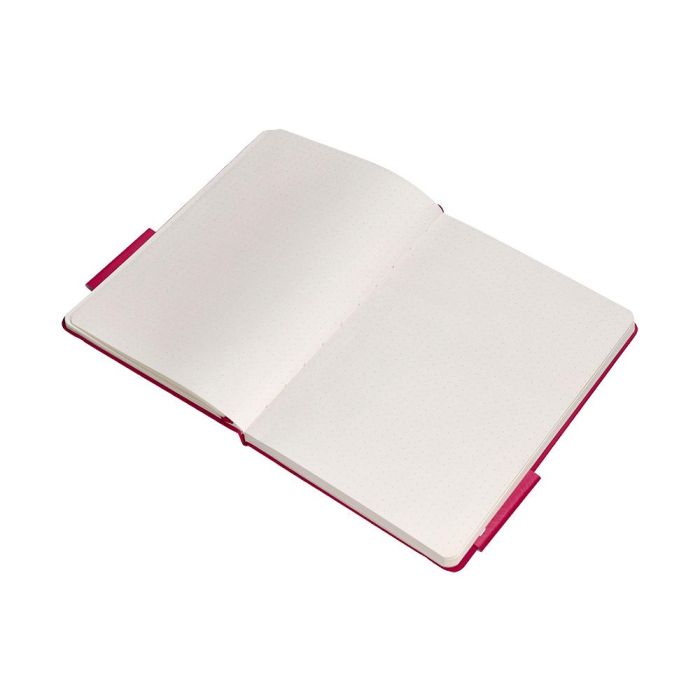 Cuaderno Con Gomilla Antartik Notes Tapa Dura A4 Hojas Puntos Burdeos 100 Hojas 80 gr Fsc 8