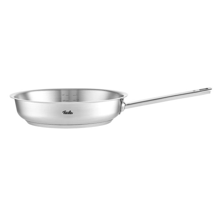 Fissler 084-378-24-100/0 Sartén sin Tapa Original-Profi Collection® Acero Inoxidable 18/10 24cm Apto para Inducción 8