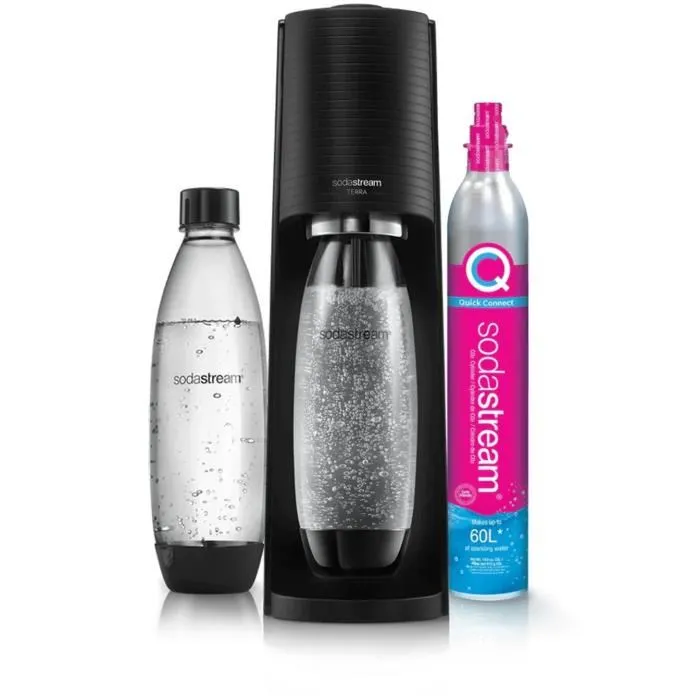 Sodastream Terranlv Terra Máquina Negra Pack 2 Botellas Lv + 1 Cilindro De Intercambio Cqc 0 Sodastream Terranlv Terra Máquina Negra Pack 2 Botellas Lv + 1 Cilindro De Intercambio Cqc 0