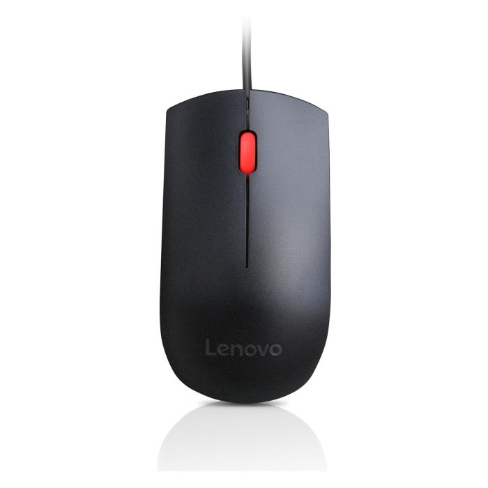 Lenovo Ratón USB Óptico 1600 DPI 1.8m - Negro 1