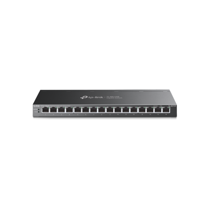 TP-Link TL-SG116P switch No administrado Gigabit Ethernet (10/100/1000) Negro