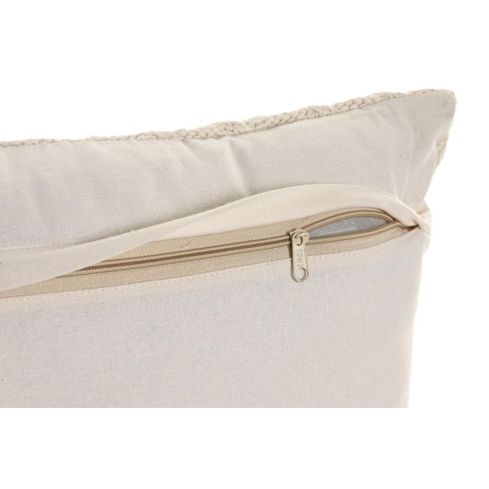 Cojin Boho DKD Home Decor Crudo 45 x 45 cm (2 Unidades) 3 Cojin Boho DKD Home Decor Crudo 45 x 45 cm (2 Unidades) 3