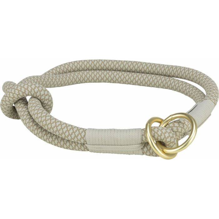 Collar de Adiestramiento para Perros Trixie Soft Rope Gris Gris claro M 45 cm