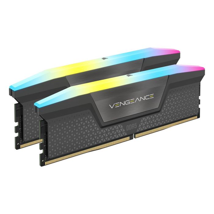 Corsair Vengeance RGB Kit 32GB (2x16GB) DDR5 6000MHz CL30 Negro 0 Corsair Vengeance RGB Kit 32GB (2x16GB) DDR5 6000MHz CL30 Negro 0