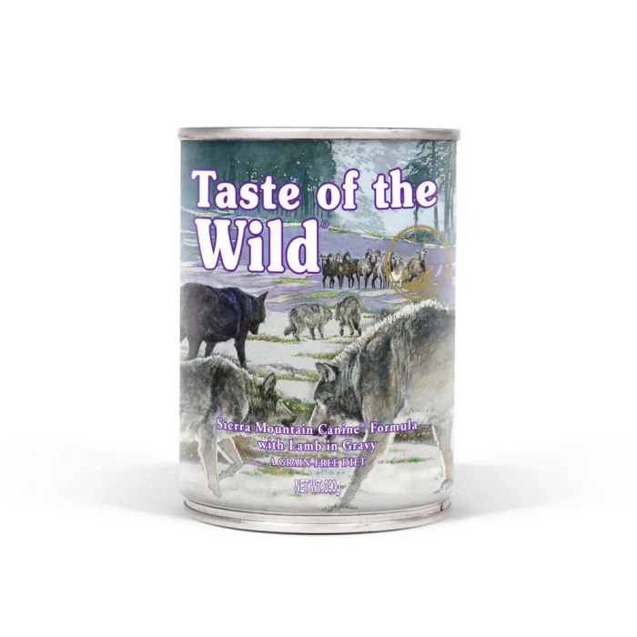 Taste of the Wild Canine Adult Sierra Mountain Cordero Caja 12x390 gr