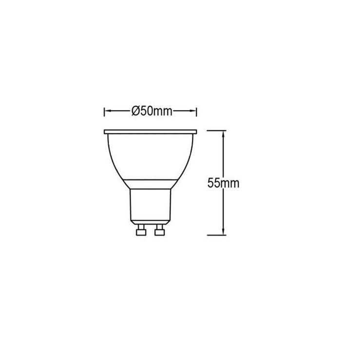 Lámpara Led Dicroica Gu10 De 5W 4000K PANASONIC-PANALIGHT LDRHV7L40WG102EPL 1