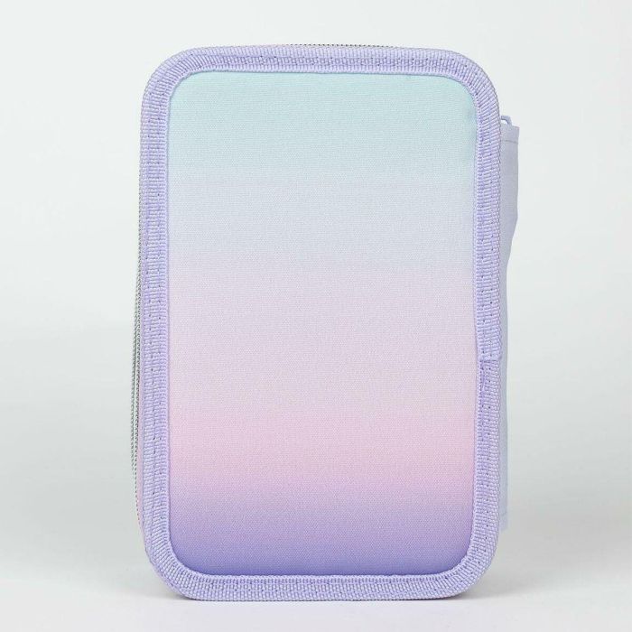 Plumier Doble Stitch Lila 12,5 x 6,5 x 19,5 cm 5 Plumier Doble Stitch Lila 12,5 x 6,5 x 19,5 cm 5