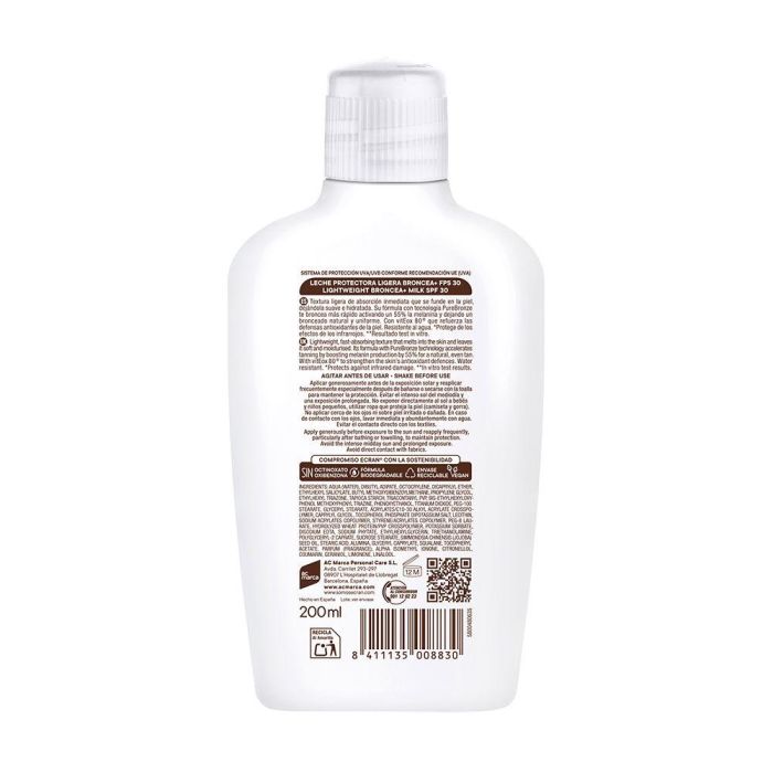 Ecran Sunnique Broncea+ Leche Spf30 200 Ml 1