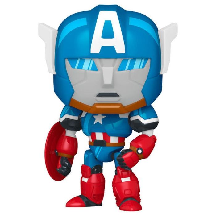 Figura POP Marvel What If..? Capitan America Mech 1 Figura POP Marvel What If..? Capitan America Mech 1