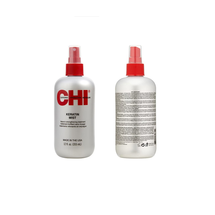 Farouk Chi Keratin Mist Spray Capilar con Queratina Líquida para Fortalecer y Proteger el Cabello 355 mL
