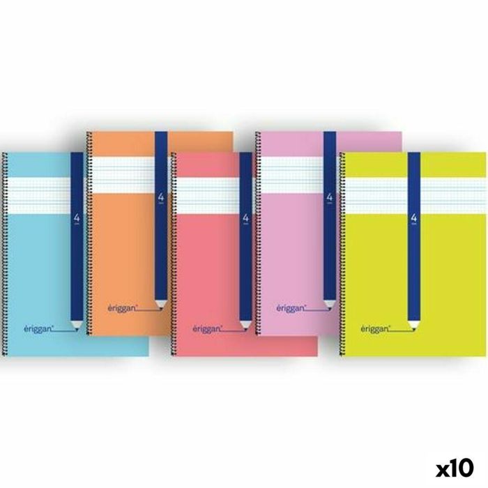 Cuaderno Eriggan Din A4 80 Hojas (10 Unidades) Cuaderno Eriggan Din A4 80 Hojas (10 Unidades)