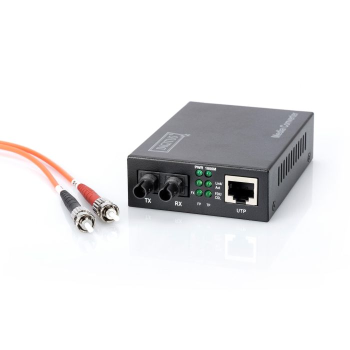 Digitus Convertidor de Medios Gigabit Multimodo RJ45/ST 1000Base-T hasta 500m 4