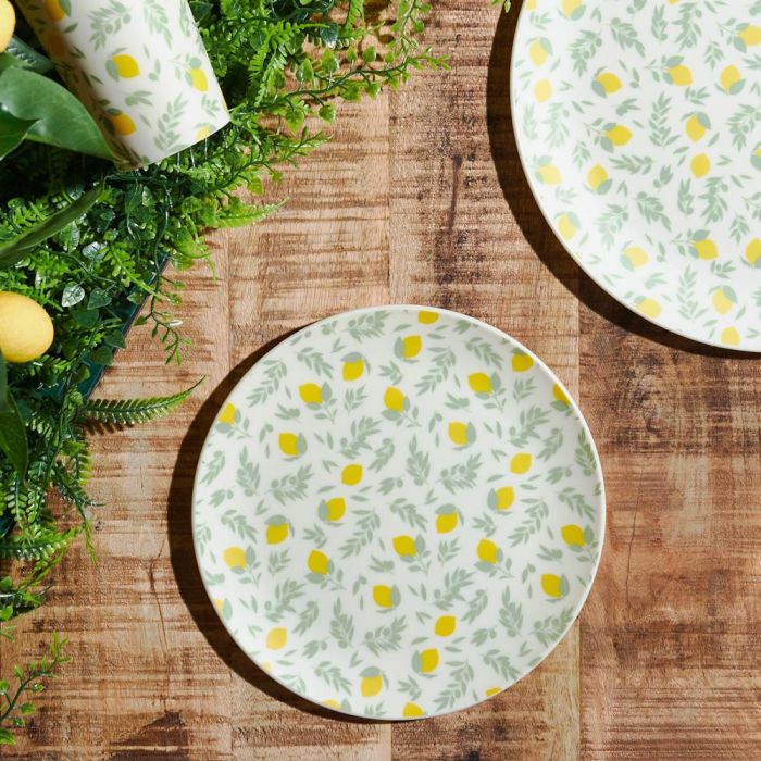 Home Deco Factory Plato Postre Polipropileno Colección Bain De Soleil 20 cm 1