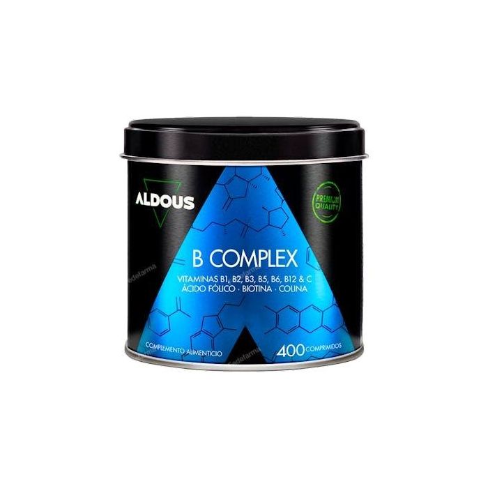 ALDOUS BIO Vitamina B Complex + Vitamina C 400 Comprimidos