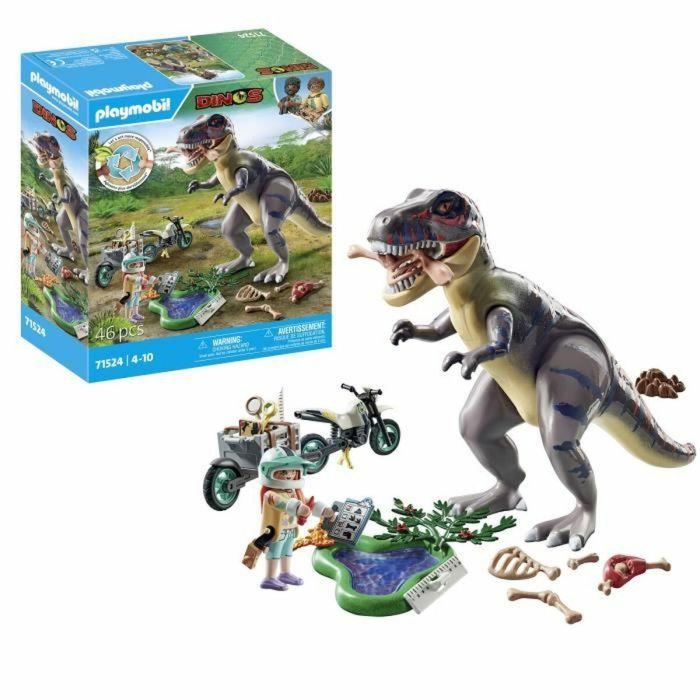 PLAYMOBIL 71524 Explorador con moto y tiranosaurio 2